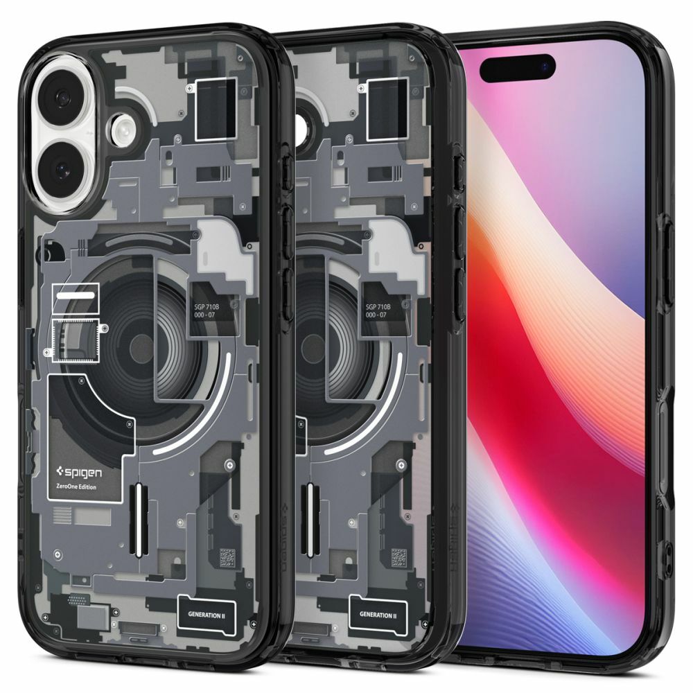Spigen Ultra Hybrid Magnētiskais viedtālruņa apvalks iPhone 17 Zero One - melns