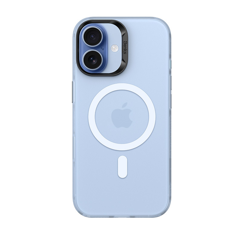 Benks Magnetic Lucid Armor maciņš (C067) iPhone 17 zils (Camera Control poga)