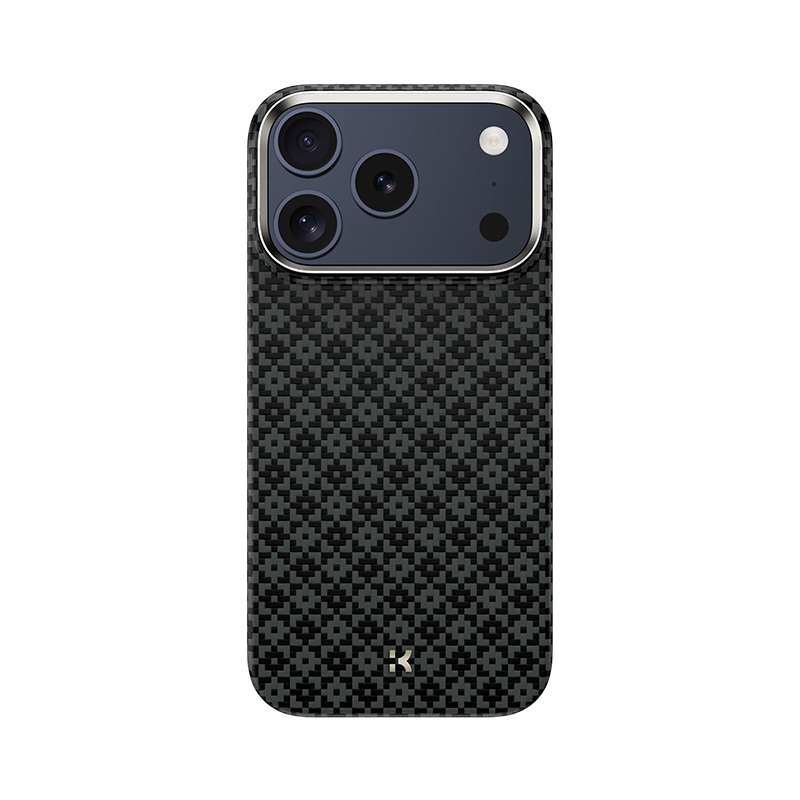 Чехол Benks Magnetic Armor Air Grid Kevlar металлическая рамка 600D (B069) для iPhone 17 Pro чёрный