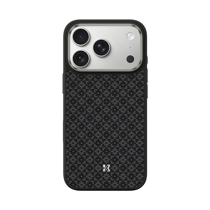 Чехол Benks Magnetic Armor Pro Grid Kevlar металлическая рамка 600D (Y070) для iPhone 17 Pro Max чёрный