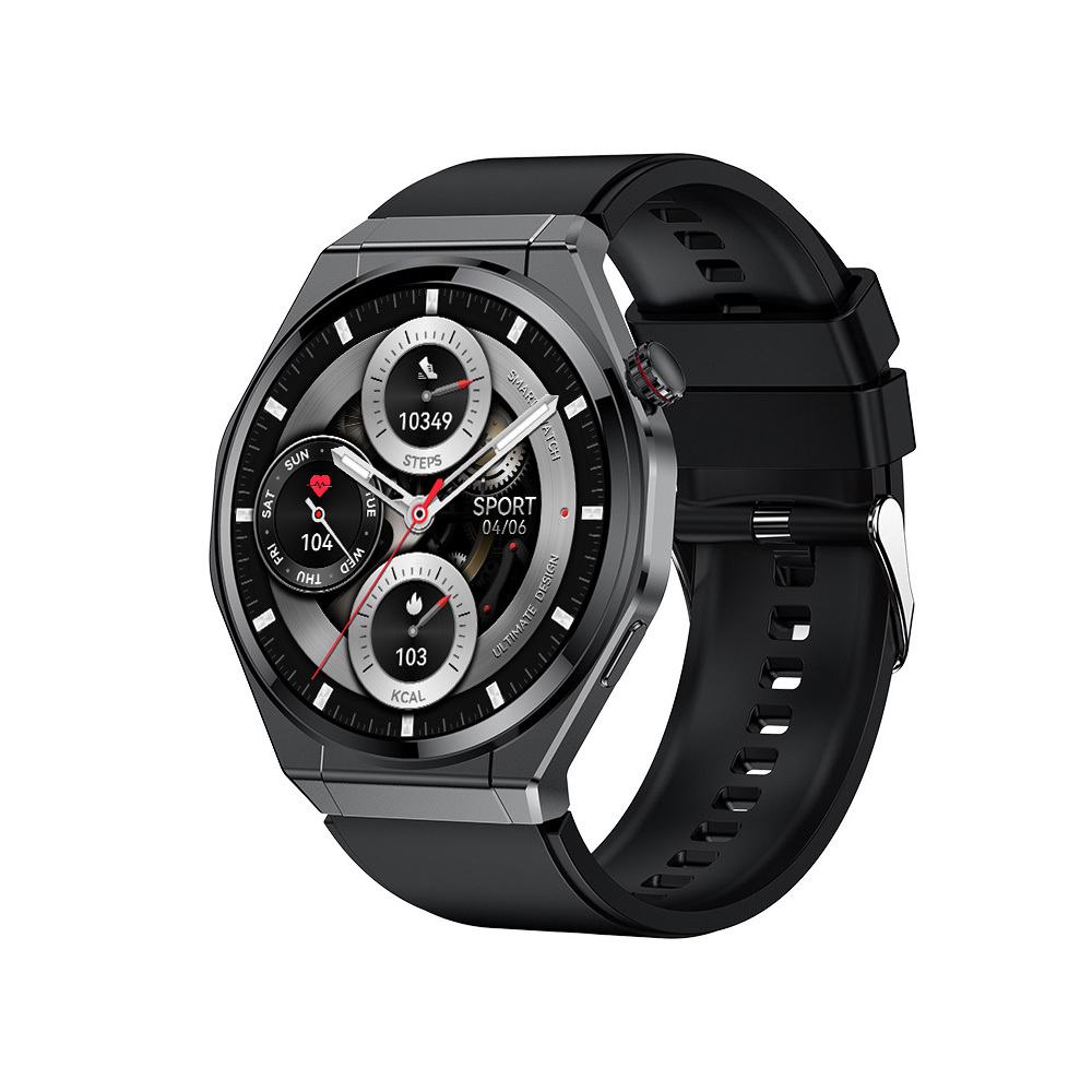Blavec Смарт-часы U-02 Kenzo HD AMOLED Voice Call (SWU0-B) — чёрный + 1 ремешок