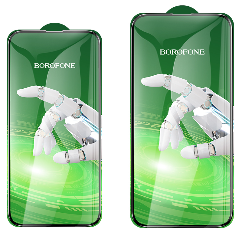 Borofone Закалённое стекло BF8 Diamond Armor Full Screen 5D Large Arc для iPhone 17 Pro Max — 10 шт.
