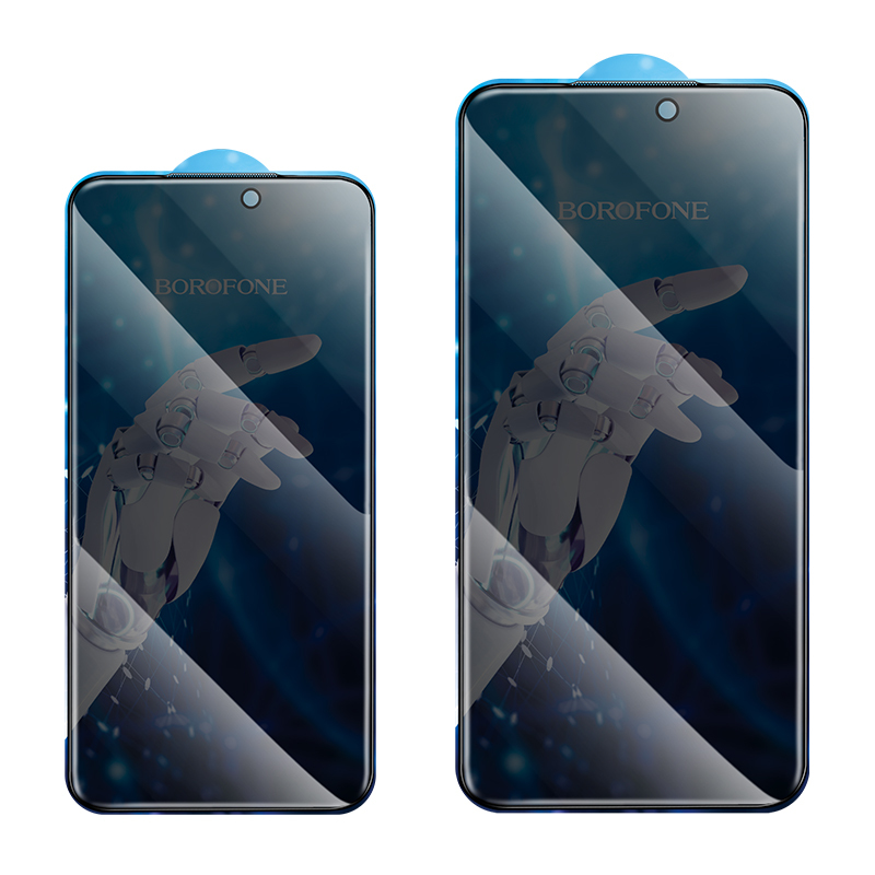 Borofone Rūdīts stikls BF7 Diamond Armor Pilna ekrāna aizsargstikls priekš Iphone 17 Pro - 10 gab.