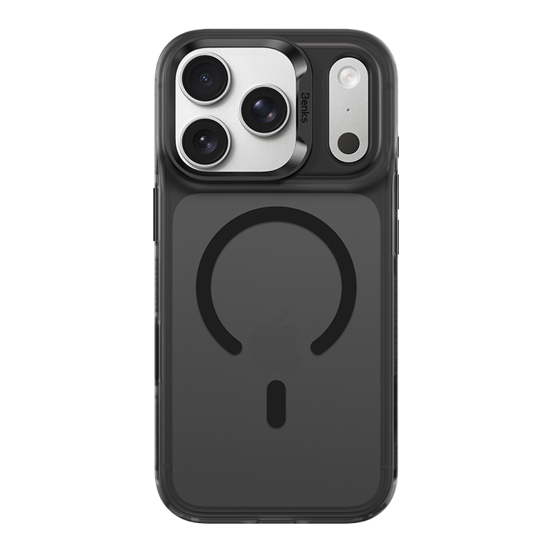 Benks Magnetic Lucid Armor чехол (K070) для iPhone 17 Pro Max чёрный (кнопка управления камерой)