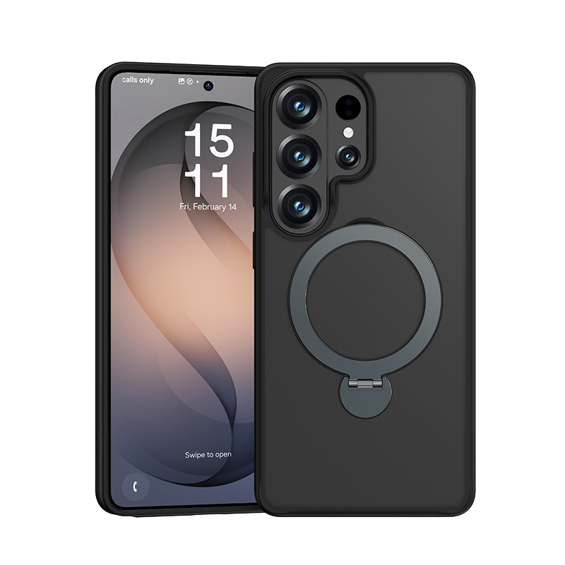 Benks Magnētiskais miglas futrālis ar statīvu (A050) priekš Samsung Galaxy S26 Ultra black