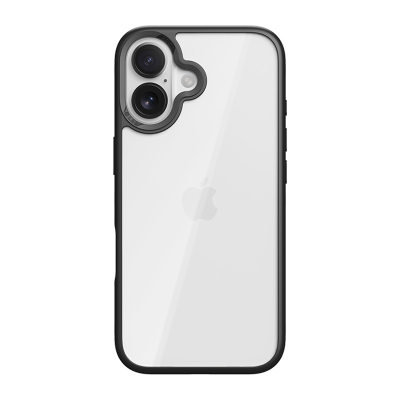 Rock Guard Lens Protection Series maciņš priekš iPhone 17 caurspīdīgs melns