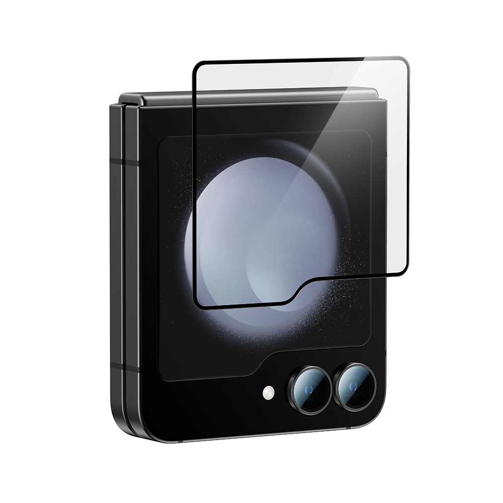 Benks Warrior HD rūdīts stikls priekš Samsung Galaxy Z Flip 6, melns