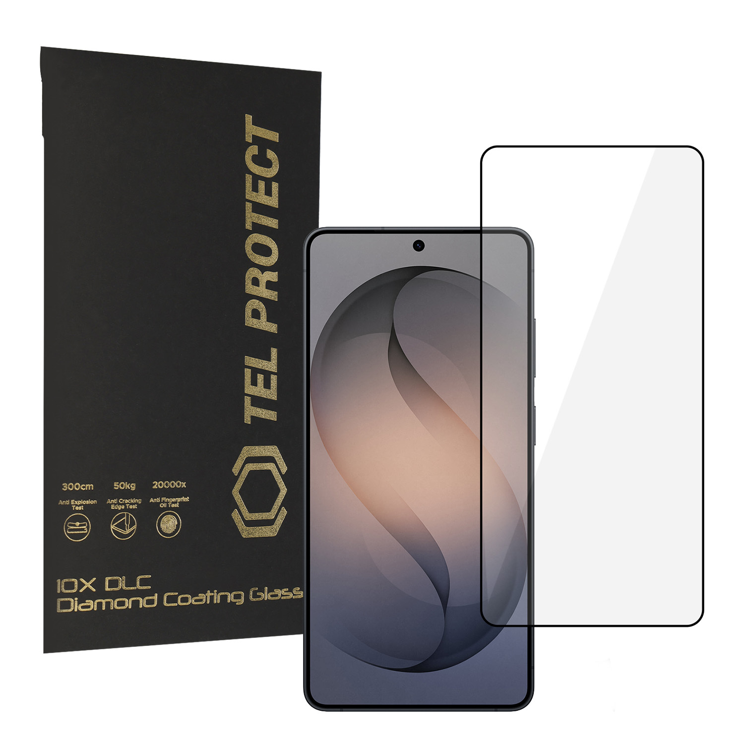 Tempered glass Tel Protect 10X HD DLC Diamond Coating paredzēts Samsung Galaxy S26 ULTRA (envelope)