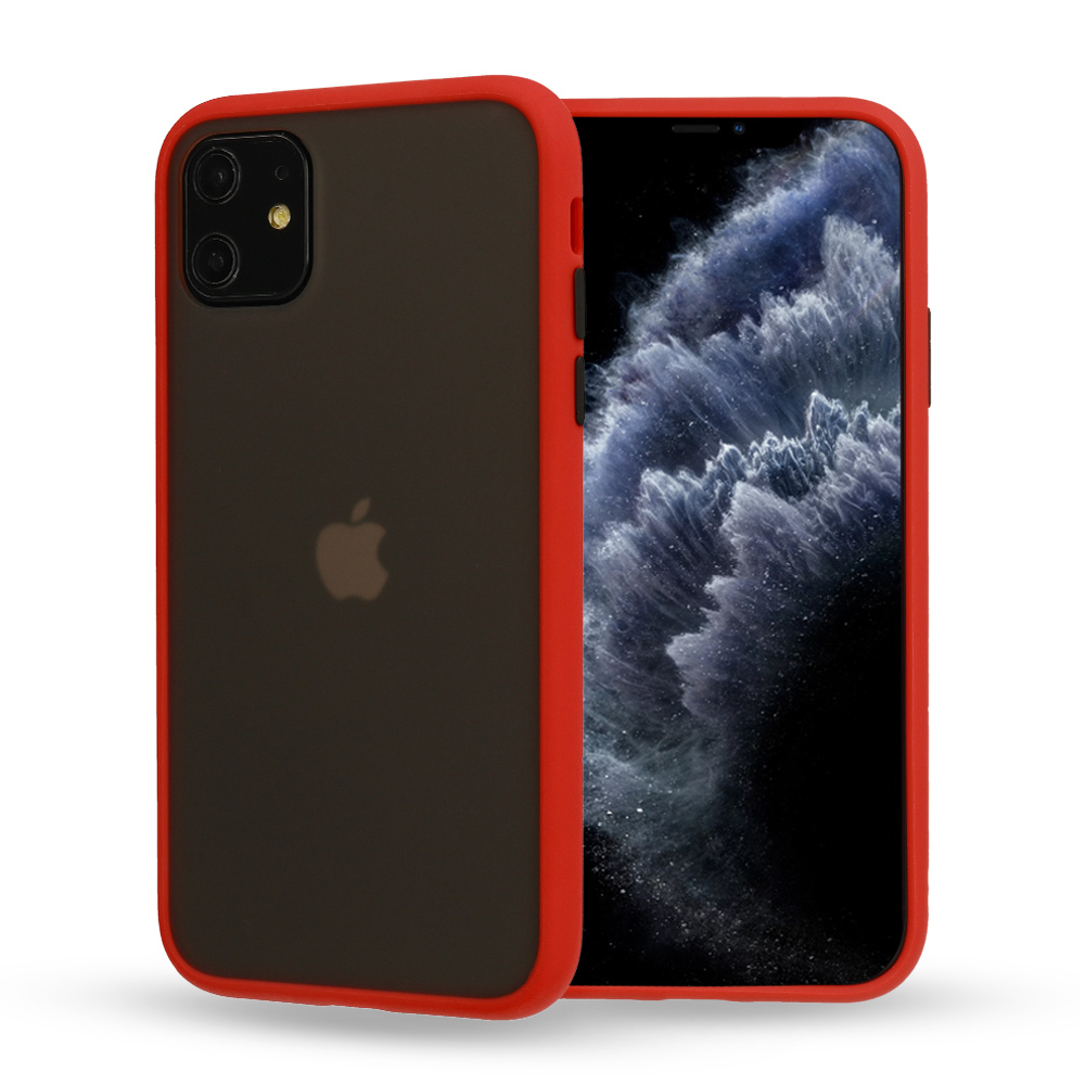 Vennus бампер с цветными кнопками для Samsung Galaxy A20S красный