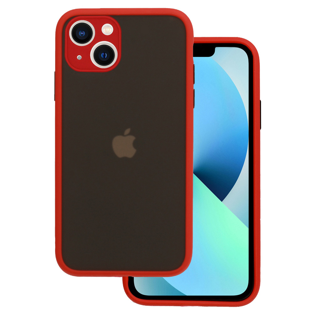 Vennus Color Button Bumper viedtālruņa apvalks Iphone 11 Pro sarkans