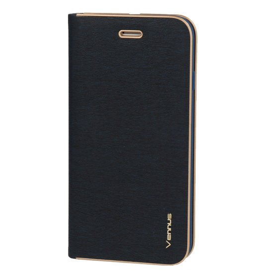 Vennus Grāmatas apvalks ar rāmi Samsung Galaxy S22 Plus tumši zils