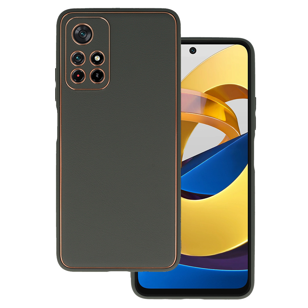 TEL PROTECT Luxury viedtālruņa apvalks Xiaomi Redmi Note 11 5G/Note 11S 5G/Poco M4 Pro 5G grafīts