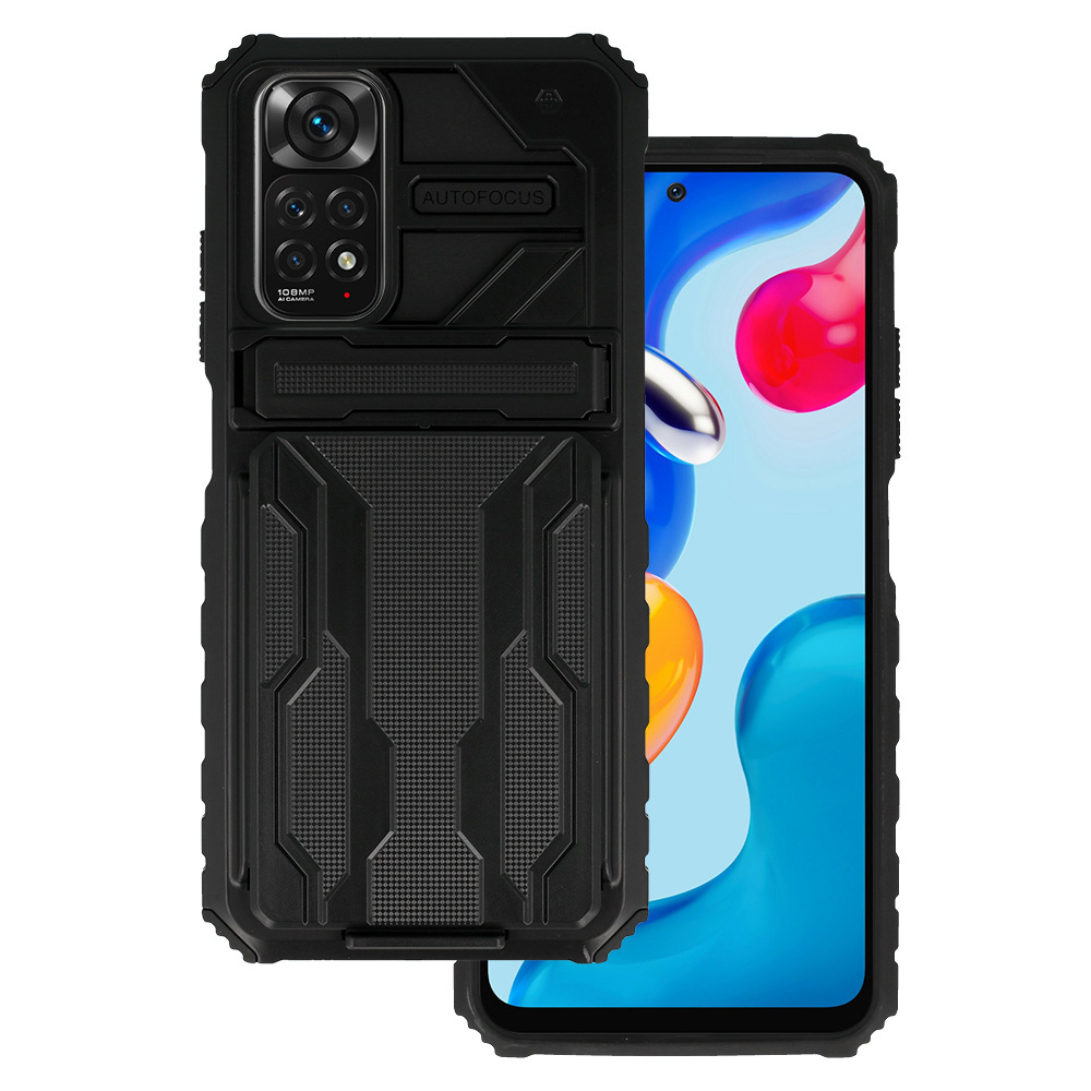 Tel Protect Combo viedtālruņa apvalks Xiaomi Redmi Note 11 Pro/Note 11 Pro 5G melns
