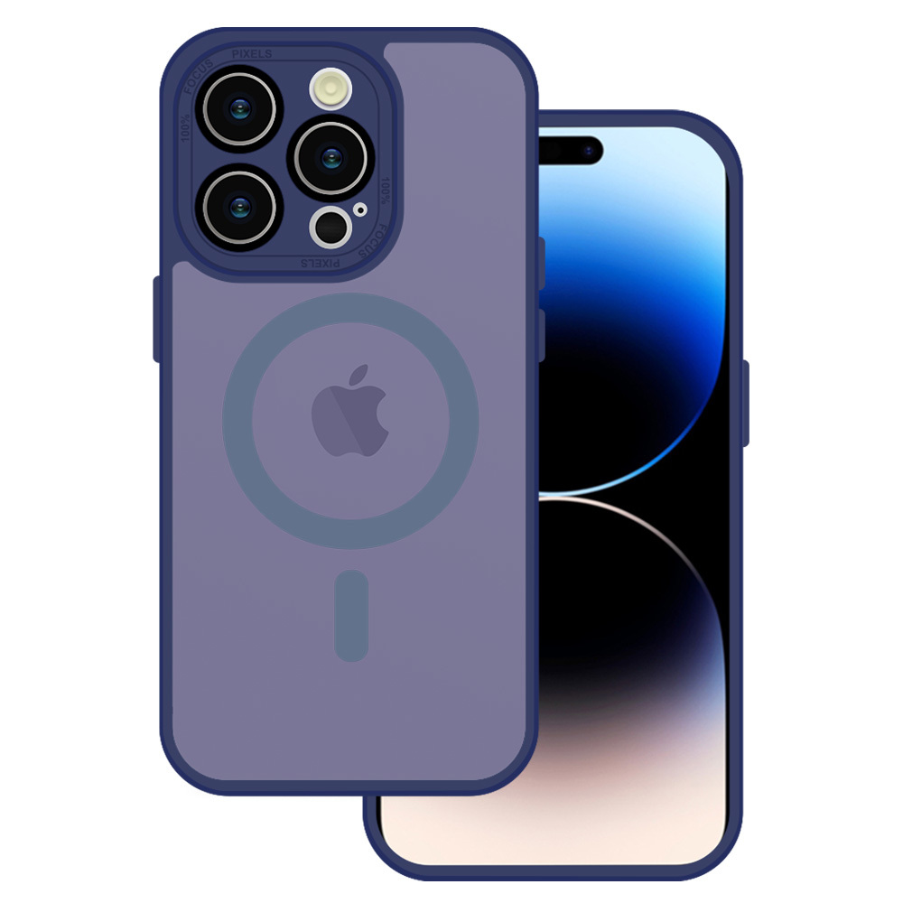 Tel Protect Magmat Viedtālruņa apvalks Iphone 15 Pro tumši zils