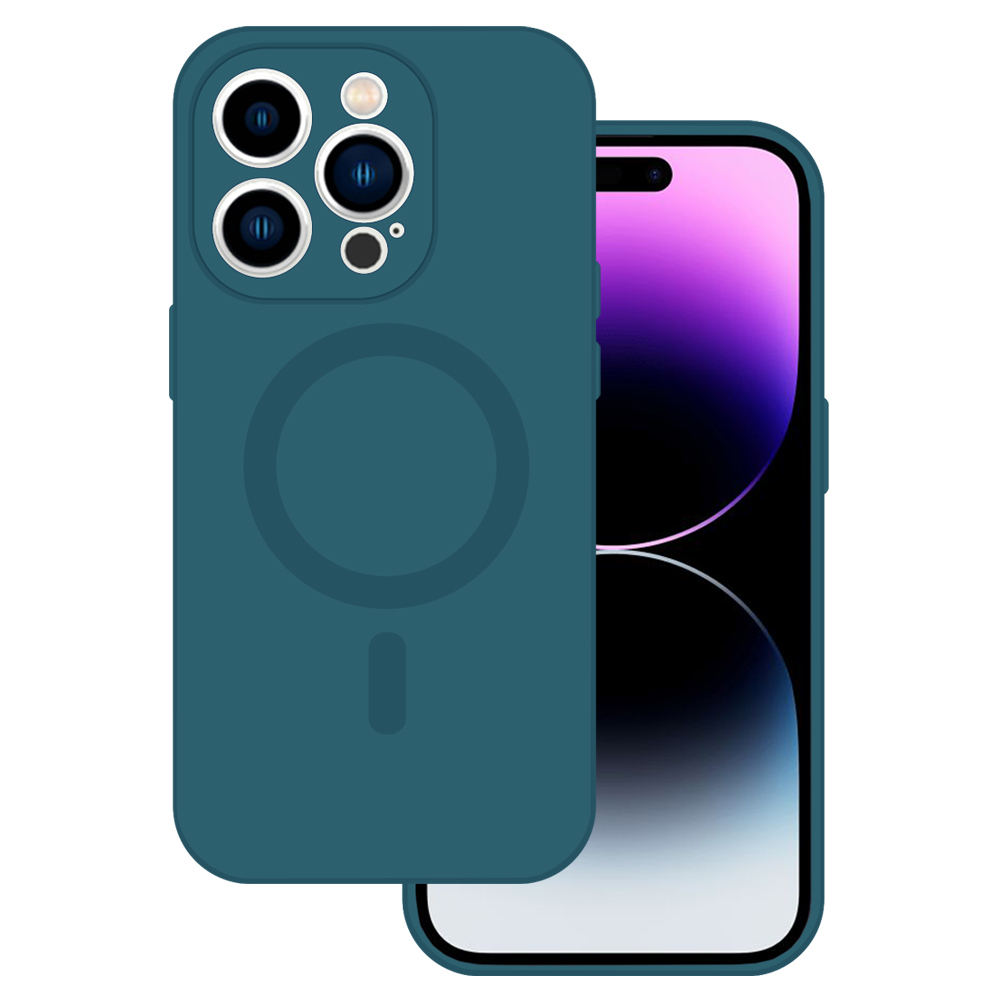 TEL PROTECT MagSilicone Viedtālruņa apvalks Iphone 11 - zils