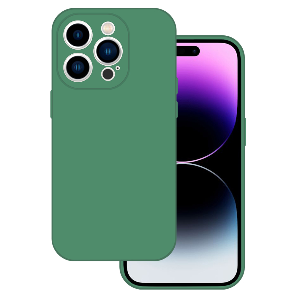 Tel Protect silikona Premium viedtālruņa apvalks Iphone 14 Pro tumši zaļš