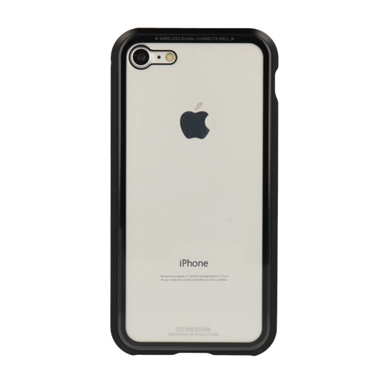 Luphie divkrāsu magnētiskais SWORD apvalks Samsung Galaxy S8 Plus melns-sarkans