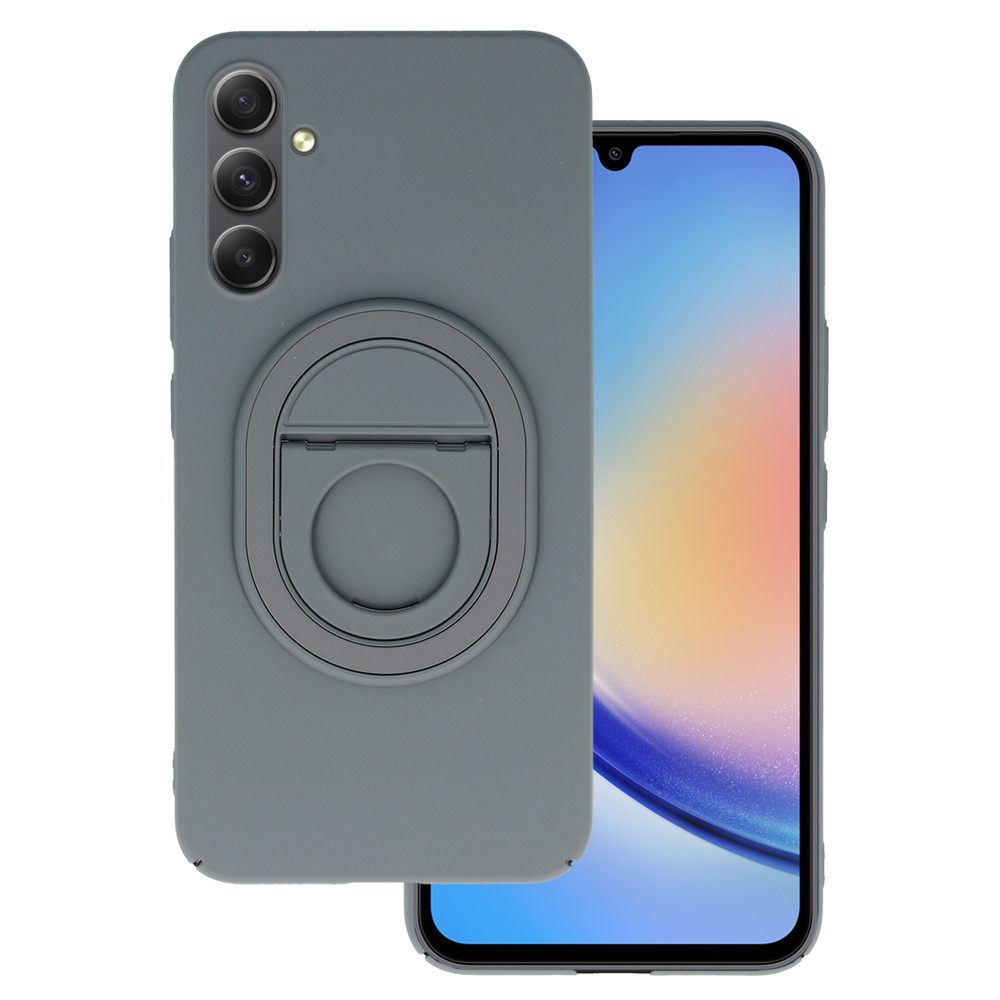 Tel Protect Magnētiskais Elipse viedtālruņa apvalks Samsung Galaxy A34 5G pelēks
