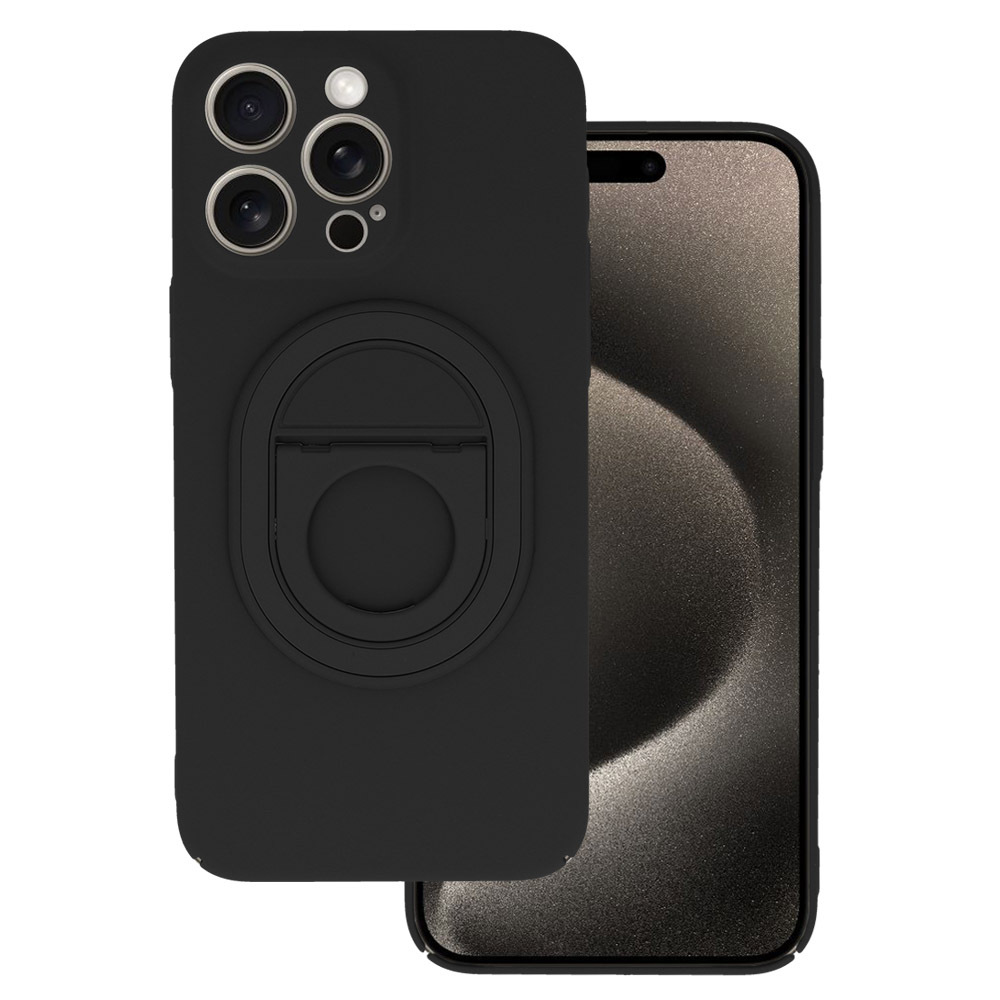 Tel Protect Magnētiskais Elipse apvalks (m) viedtālrunim iPhone 15 Pro melns (m)