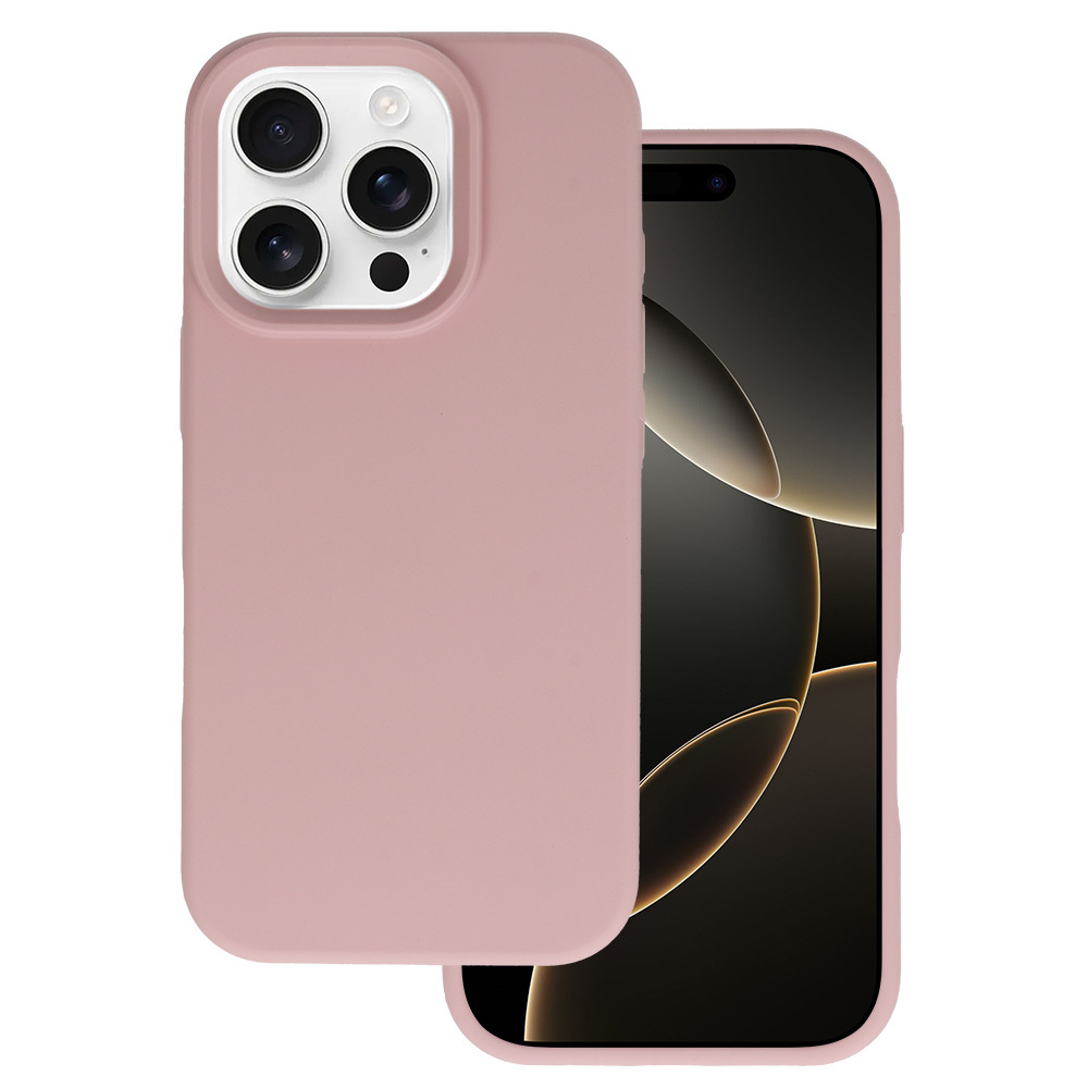 Tel Protect silikona viedtālruņa apvalks Iphone 16 Pro pūderkrāsas