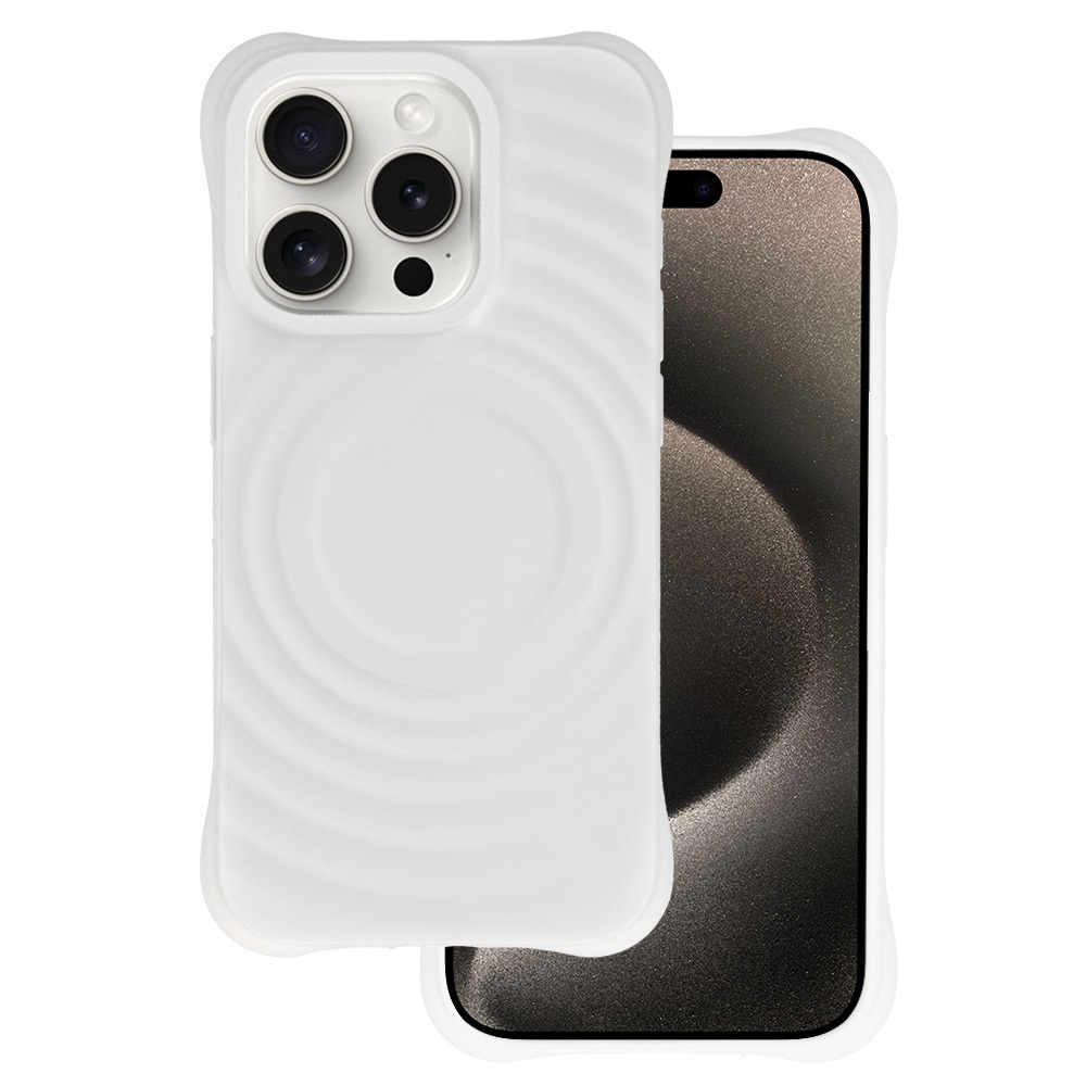 Tel Protect Wave Magnētiskais viedtālruņa apvalks Iphone 15 Pro Max balta