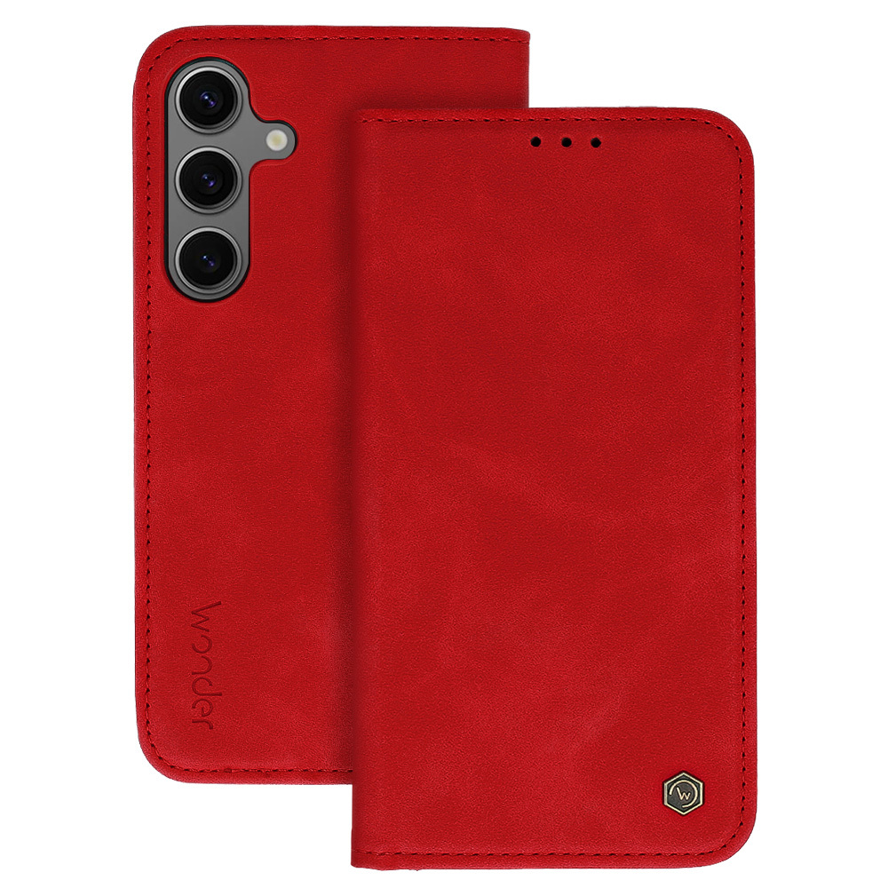 Wonder viedais viedtālruņa apvalks Xiaomi Redmi Note 13 Pro 5G sarkans
