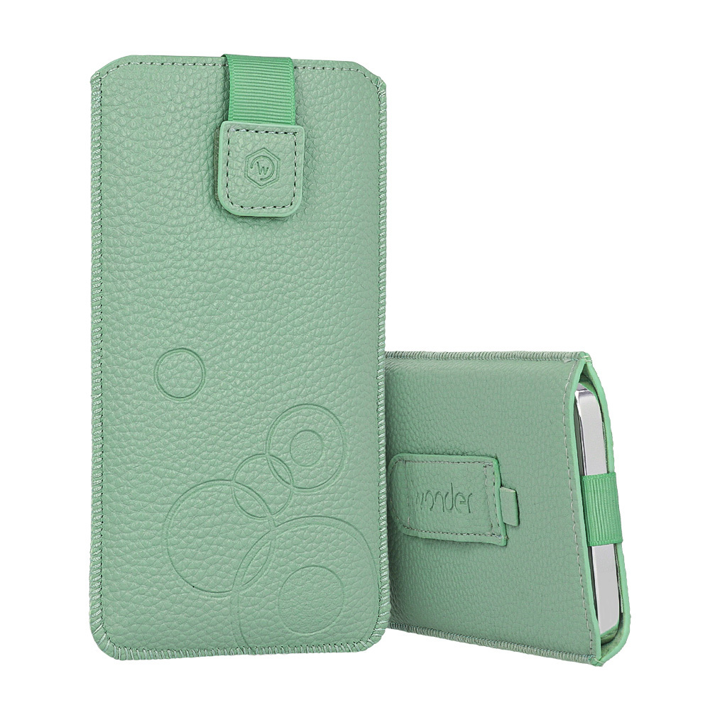 WONDER Deko Pouch Maciņš (Size XXL) Samsung S25 Ultra/S24 Ultra/M35/M23/A16 5G/Xiaomi Sarkansmi 14C zaļš