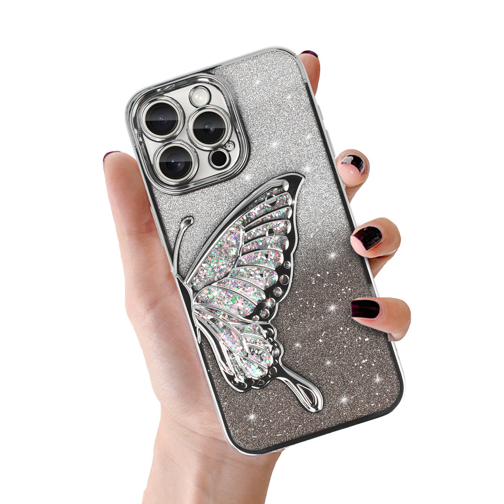 Tel Protect Butterfly ūdens viedtālruņa apvalks Iphone 14 Pro sudraba