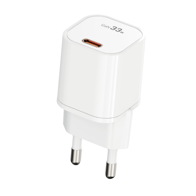 Rock Сетевое зарядное устройство T88 Sugar Cube Series GaN - Type C - QC 3.0 PD 33W 3A белый