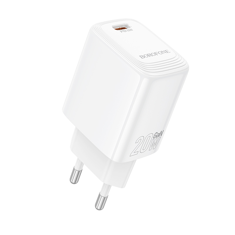 Borofone Сетевое зарядное устройство BN26 Fuente - Type C - PD 20W белый