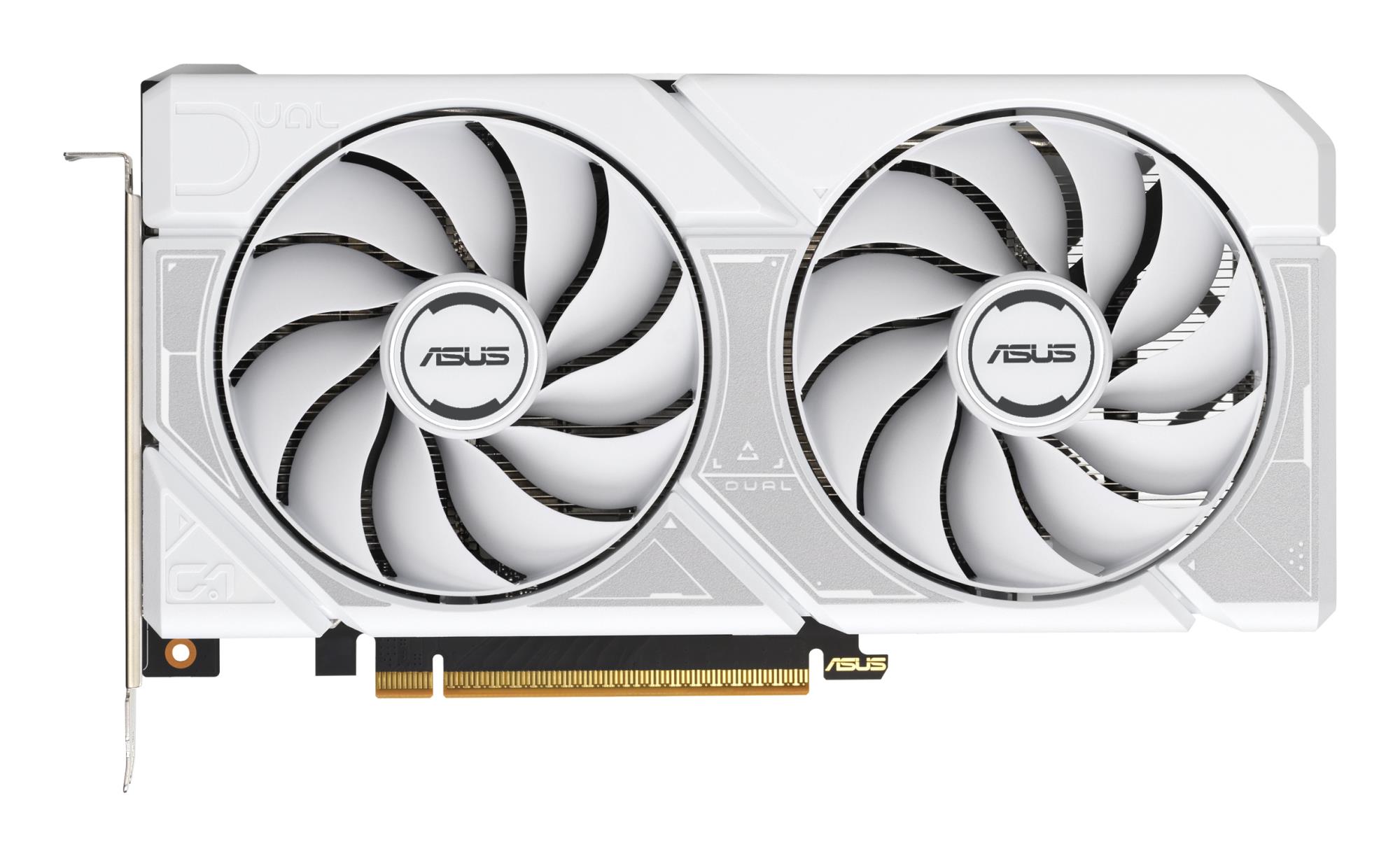 ASUS NVIDIA GeForce RTX 5060 8 GB GDDR7 128 bit PCI Express 5.0 Aktīvs DUAL-RTX5060-O8G-WHITE (Videokarte)