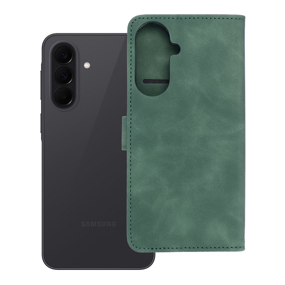 TENDER Grāmatu futrālis priekš SAMSUNG A37 5G green