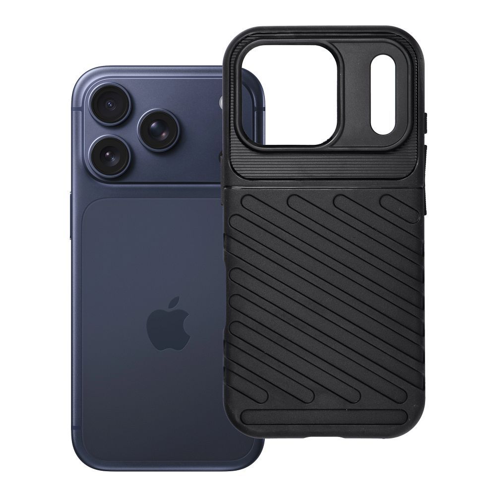 THUNDER viedtālruņa apvalks IPHONE 17 Pro melns