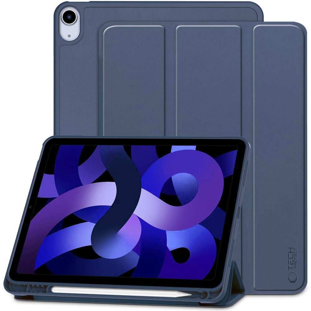 Tech-Protect SC Pen viedtālruņa apvalks iPad Air 10.9" 2020-2022 / 11" 2024 - tumši zils