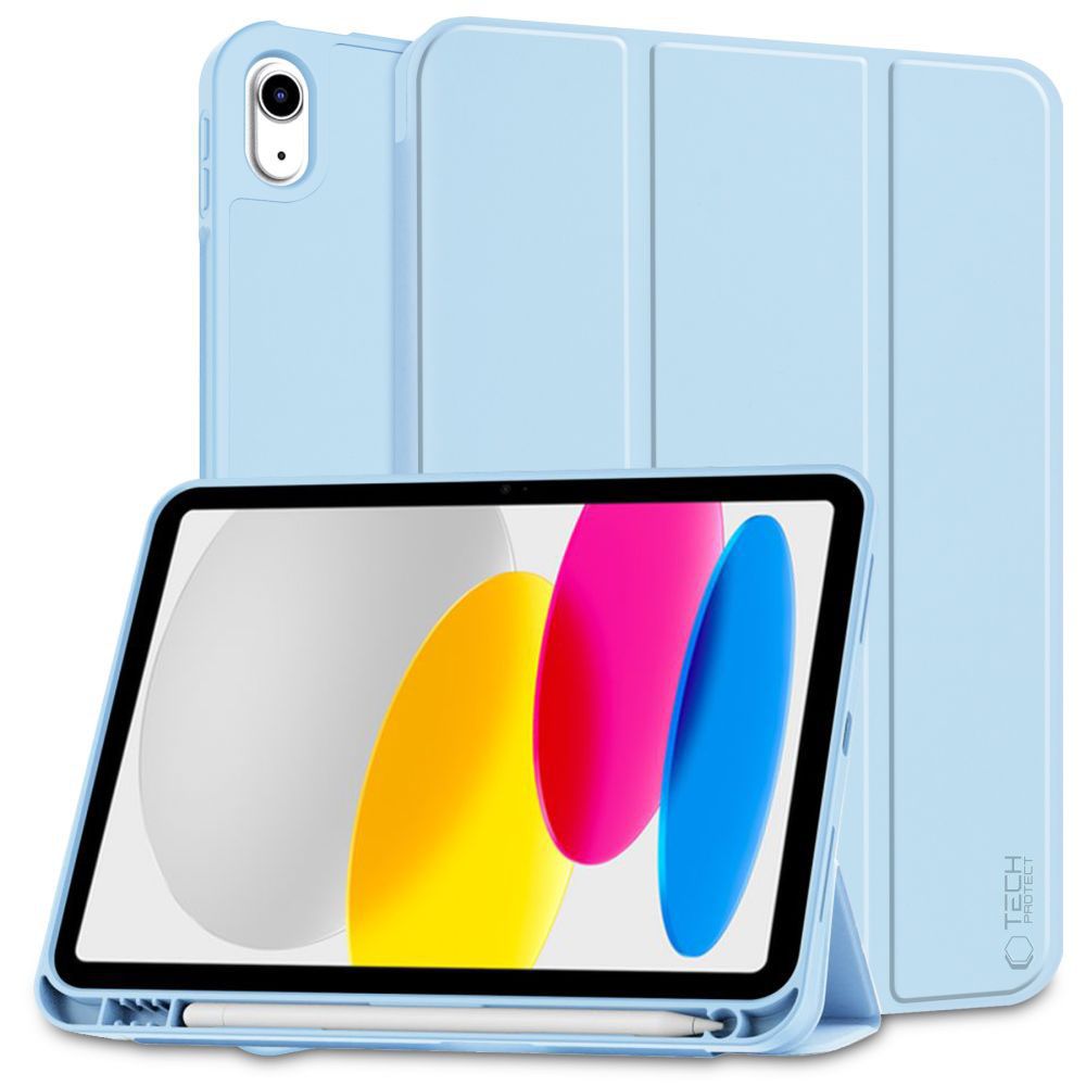 Tech-Protect SC Pen viedtālruņa apvalks iPad 10.9" 2022 - gaiši zila