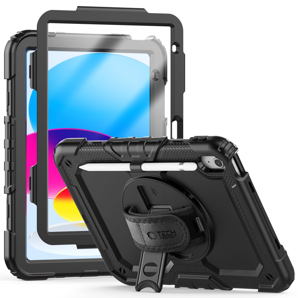 Tech-Protect Solid360 viedtālruņa apvalks iPad 10.9" 2022 - melns