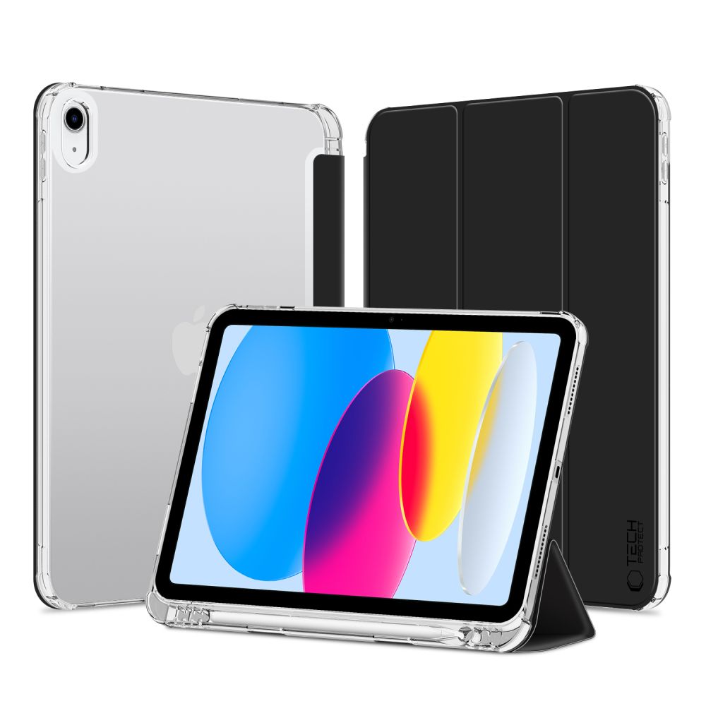 Tech-Protect SC Pen Hybrid viedtālruņa apvalks iPad 10.9" 2022 - melns