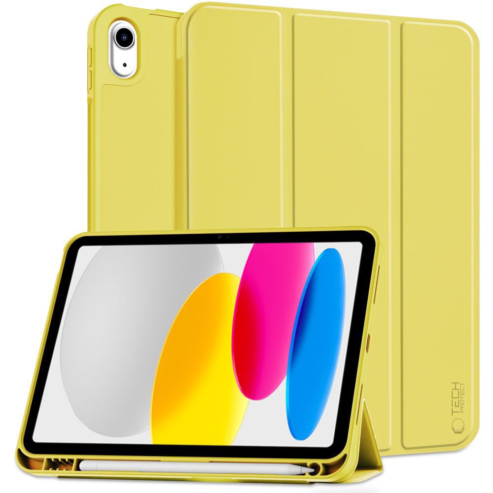 Tech-Protect SC Pen viedtālruņa apvalks iPad 10.9" 2022 - dzeltens