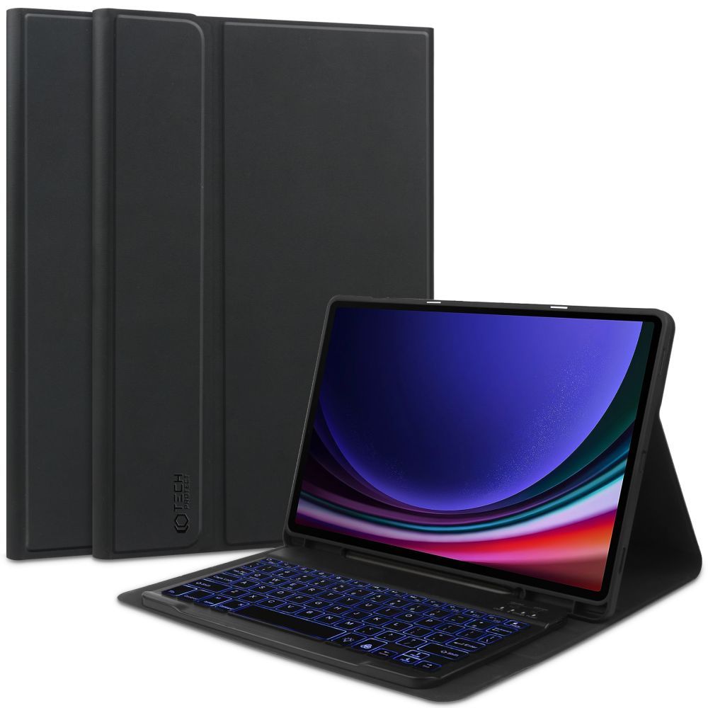Tech-Protect SC Pen + Keyboard чехол с клавиатурой для Samsung Galaxy Tab S9 FE 10.9" X510 / X516B - чёрный