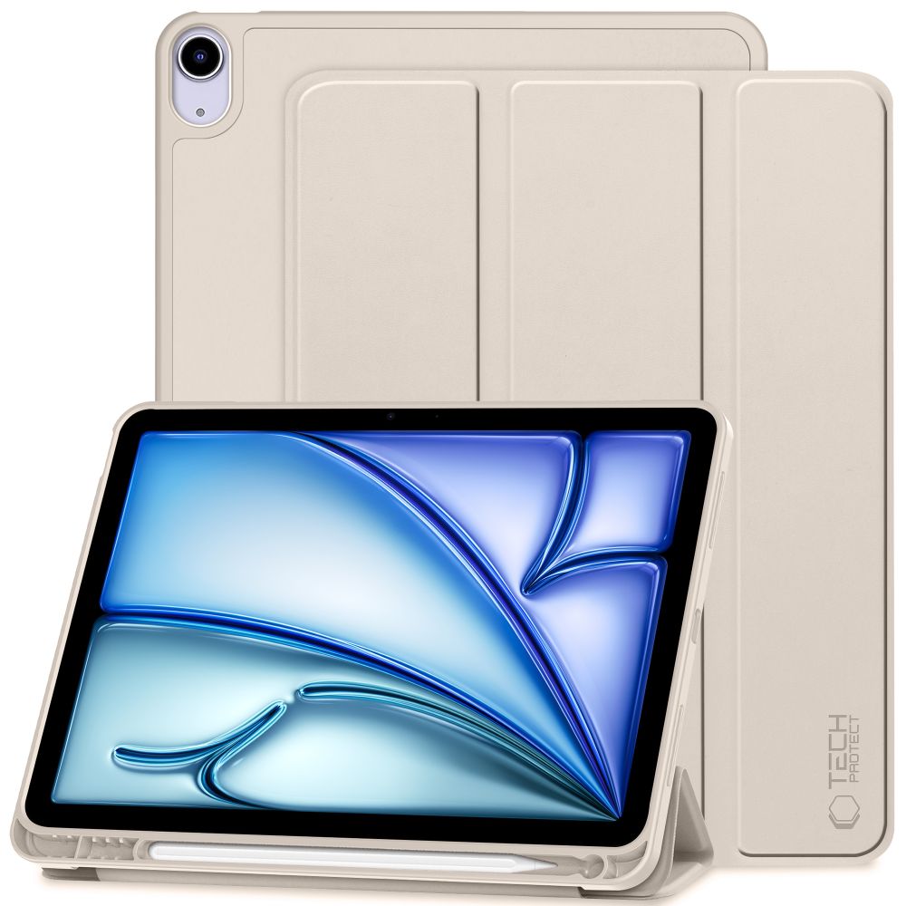 Tech-Protect SC Pen viedtālruņa apvalks iPad Air 10.9" 4th / 5th gen. (2020-2022) / 11" 6th gen. (2024) - bēšs