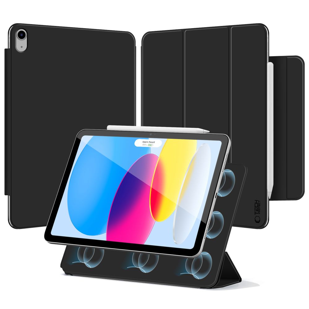 Чехол Tech-Protect Smartcase Magnetic для iPad 10.9” 2022 / iPad 11” 2025 - чёрный