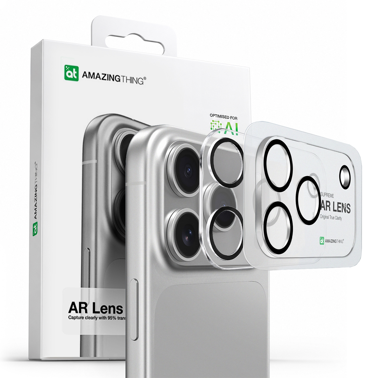 AmazingThing Full Lens стекло для iPhone 17 Pro Max