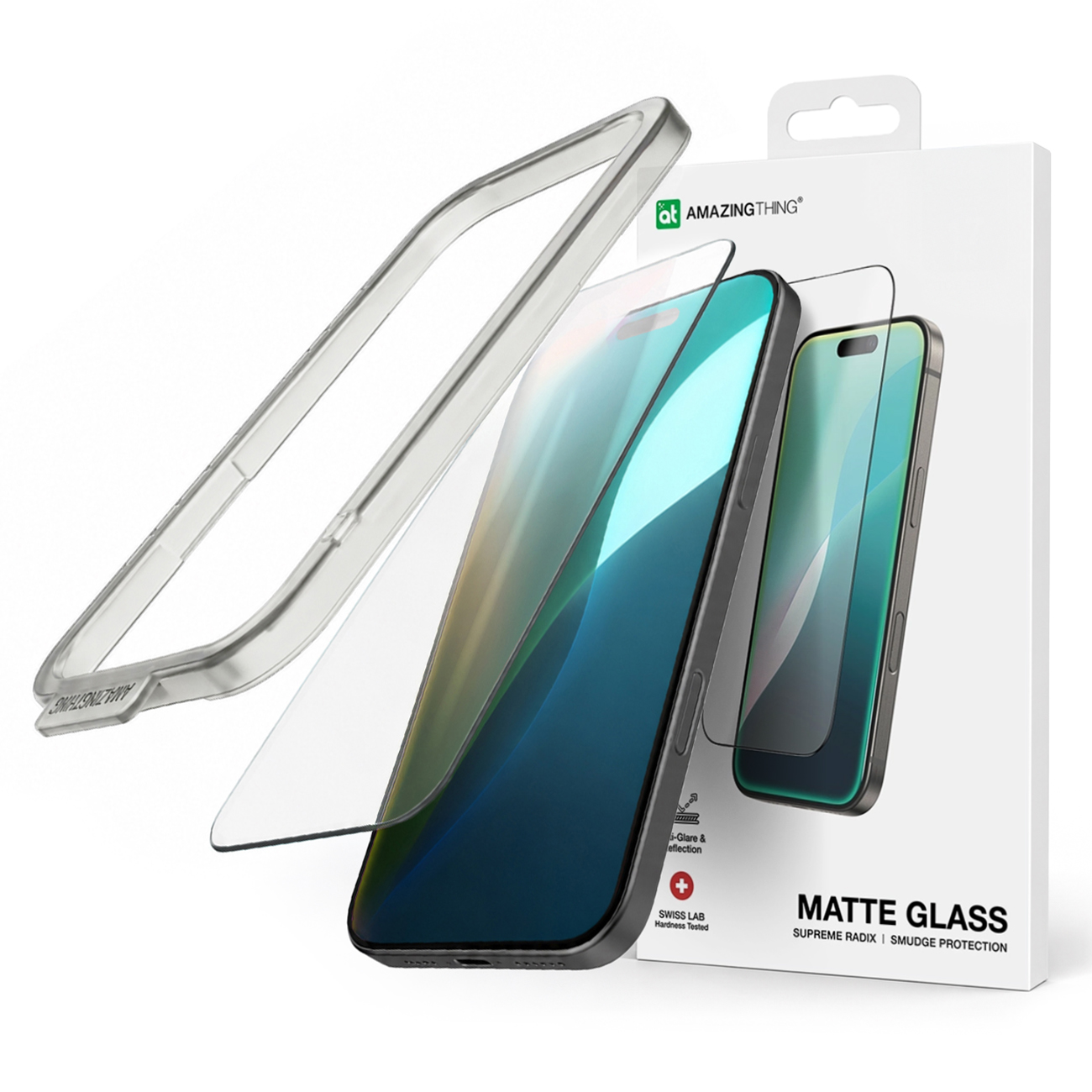 AmazingThing Titan Matte FusionFilter 7 matēts aizsargstikls iPhone 17 Air