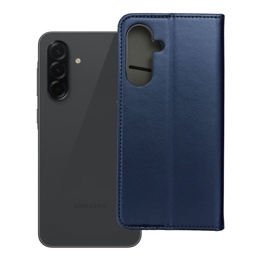 SMART MAGNETO viedtālruņa apvalks SAMSUNG A36 - tumši zils (m)