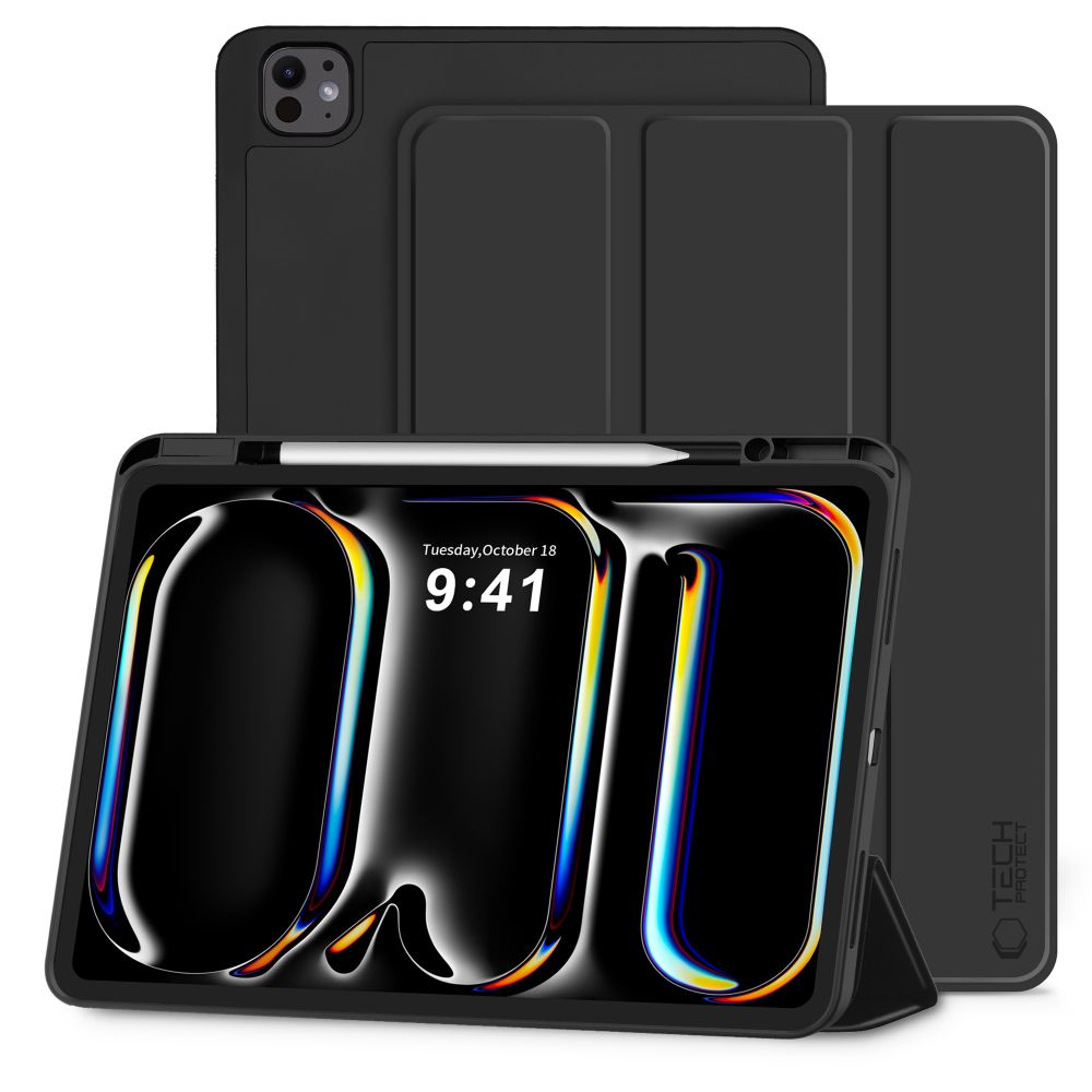 Tech-Protect SC Pen macins priekš iPad Pro 13 7 / 8 / 2024-2025 - Melns