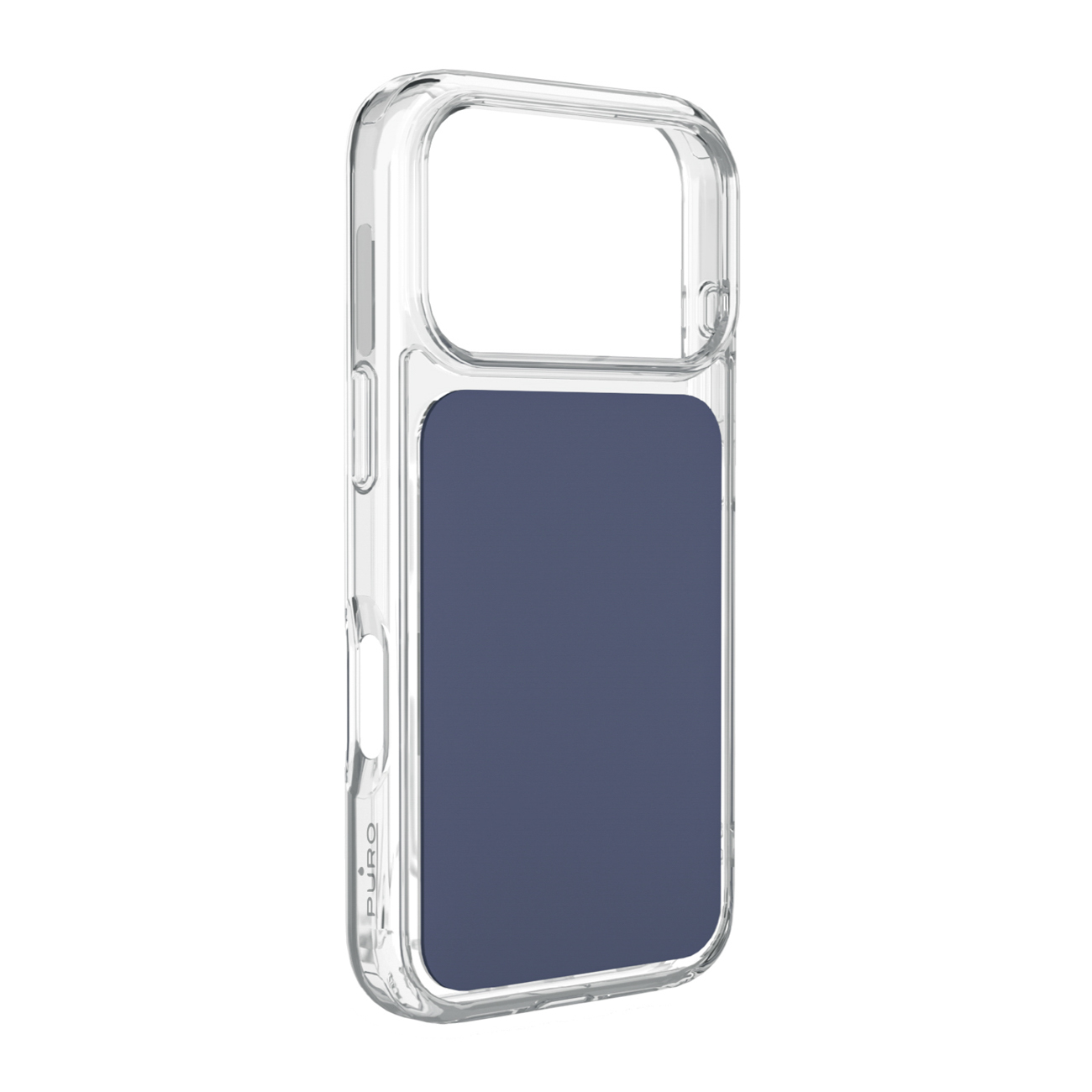 Puro Plate Mag maciņš iPhone 17 Pro Max saderīgs ar MagSafe - zils