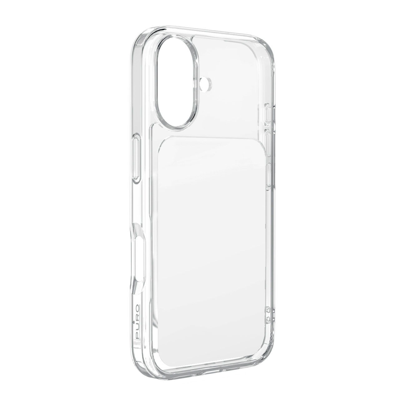 Puro Plate Mag Case for iPhone 17 Compatible with MagSafe - White