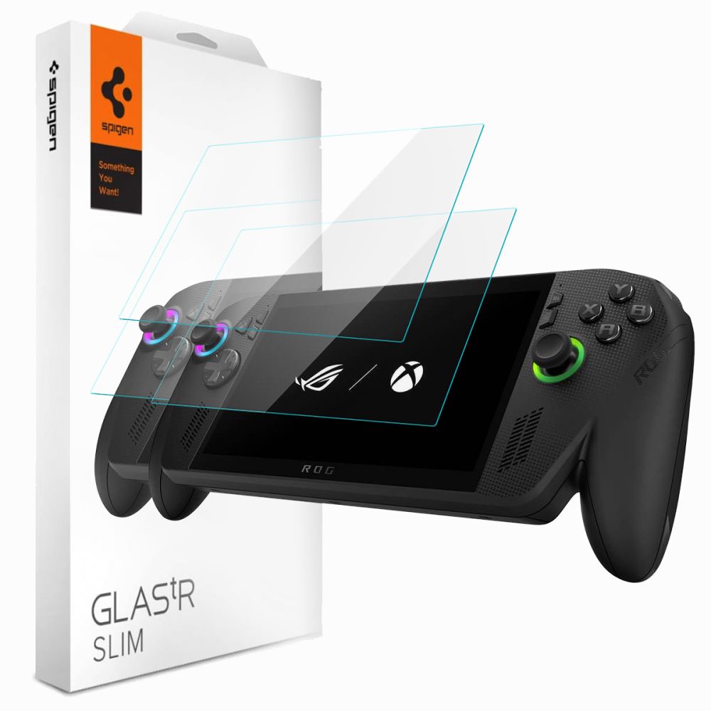 Spigen Glas.tR Slim rūdīts stikls 2 gab. priekš ROG Xbox Ally X (2024/2025) / ROG Xbox Ally (2025) / ROG Ally (2023) / MSI Claw 7 AI+