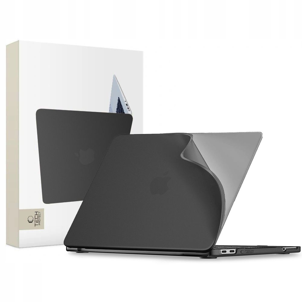 Tech-Protect Softshell maciņš priekš MacBook Neo 13" 2026 - matēti melns
