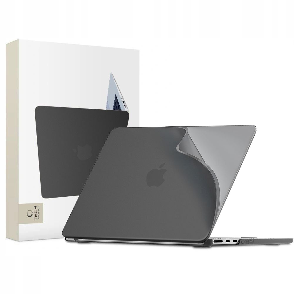 Tech-Protect Softshell maciņš priekš MacBook Air 13" 2023/2024/2025/2026 - matēti melns